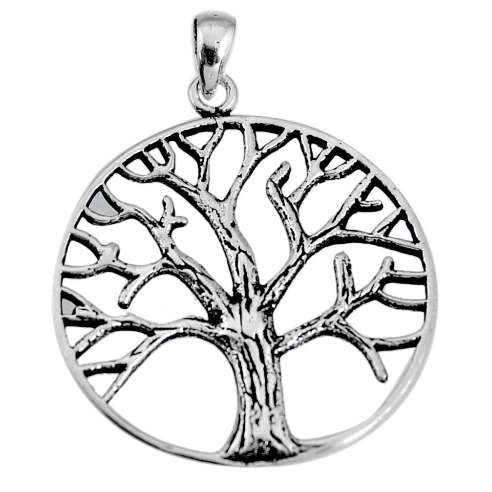 Women's sterling silver tree of life pendant  family tree jewelry and gifts